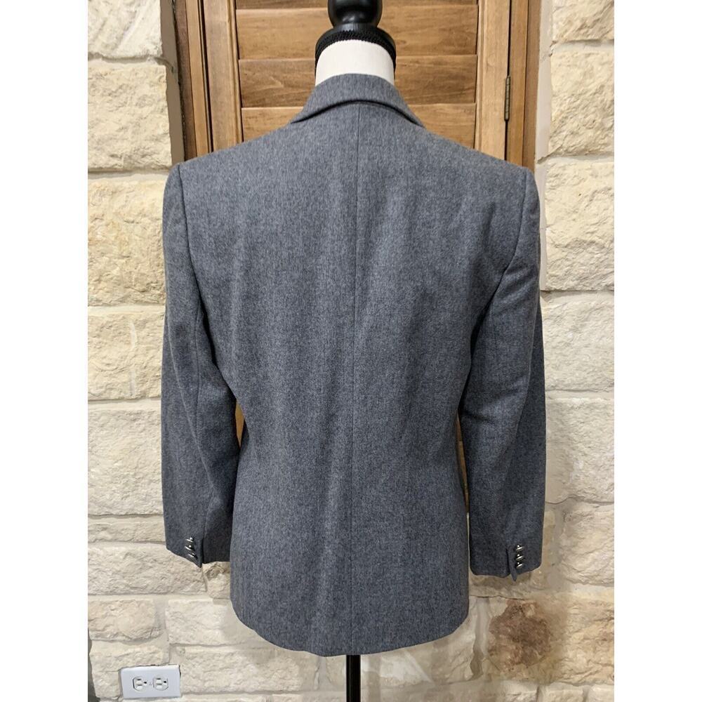 Pendleton Size 6 Petite Gray Wool Jacket/Blazer Two Button Closure Vintage - Picture 5 of 6